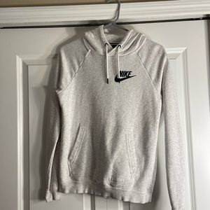Nike light gray sweatshirt